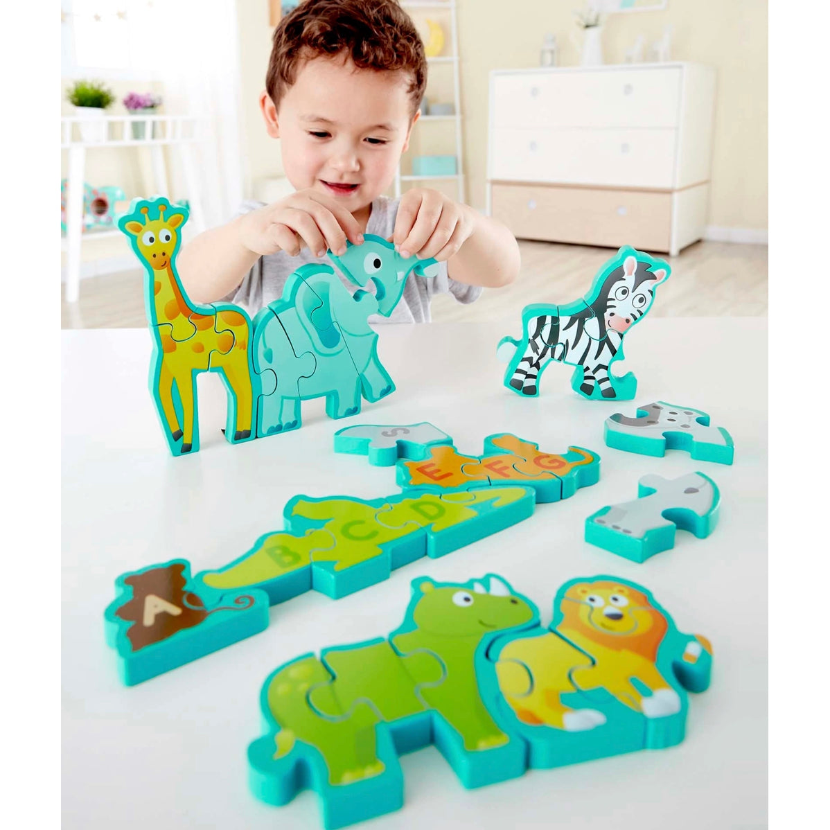 Hape Alphabet & Animal Parade - hip-kid