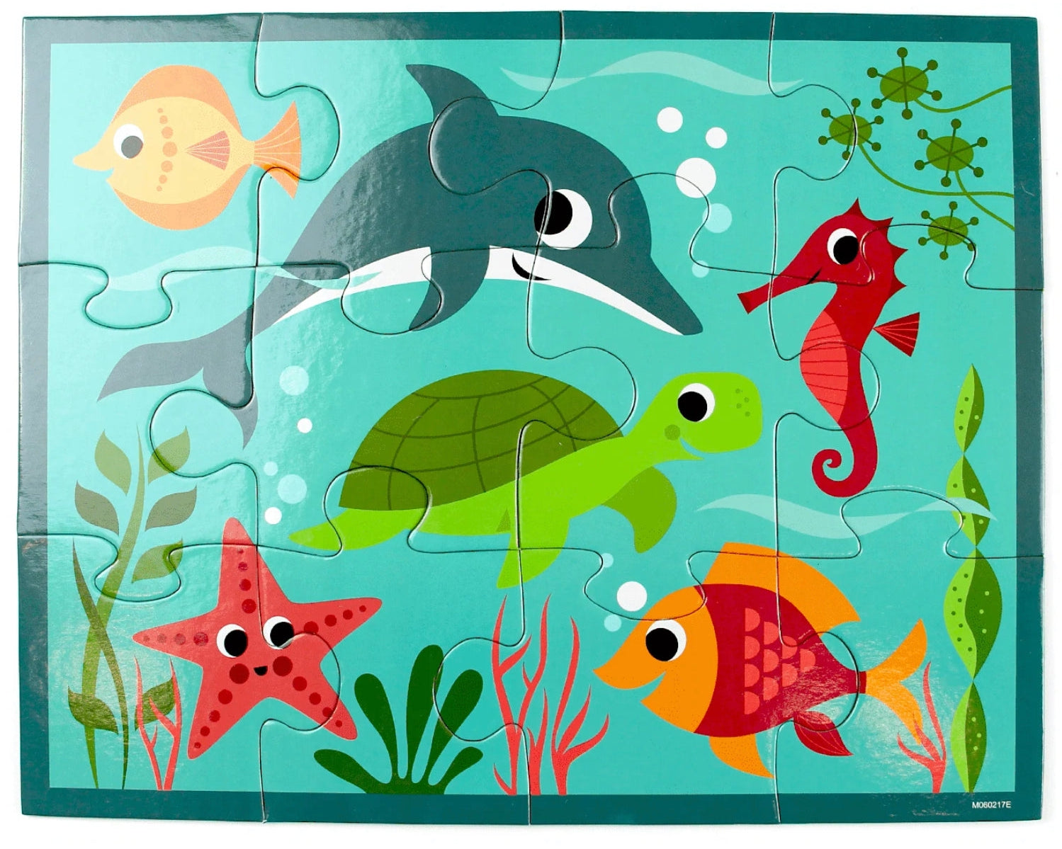 Mudpuppy 12 pc Pouch Puzzle - Under the Sea - hip-kid