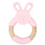 Three Hearts Bunny Ear Teether - hip-kid
