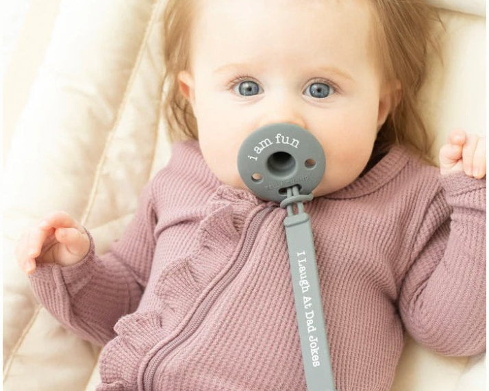 Bella Tunno Dad Jokes Pacifier Clip - hip-kid