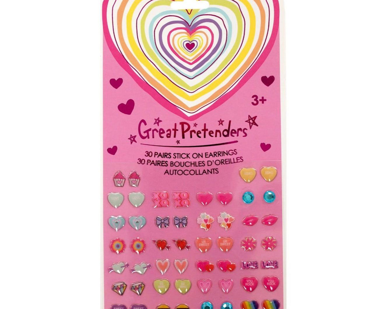 CEC Heart Sticker Earrings - hip-kid
