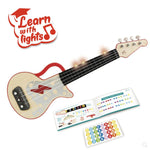 Hape Learn with Lights Ukulele-Red - hip-kid