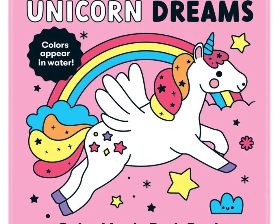 Unicorn Dreams Color Magic Bath Book - hip-kid