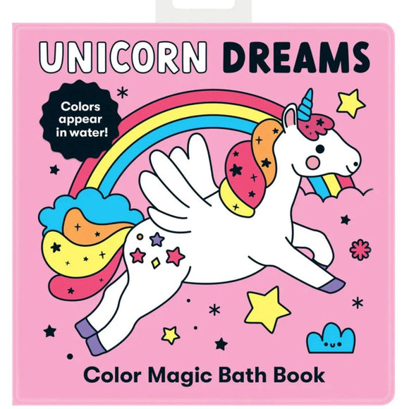 Unicorn Dreams Color Magic Bath Book - hip-kid