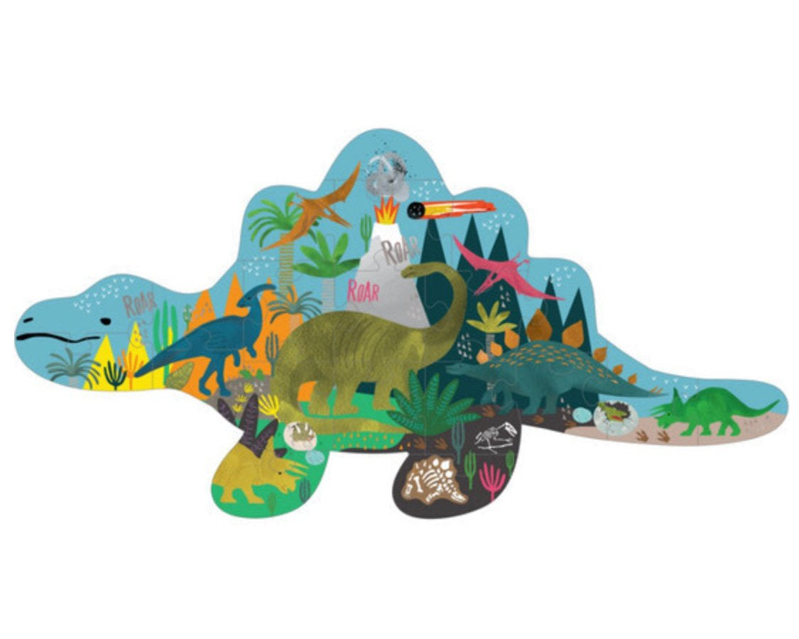 Floss & Rock *New* 20 pc Dinosaur Jigsaw Puzzle - hip-kid