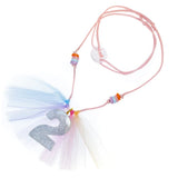 Lilies & Roses 2 Silver Glitter Necklace - hip-kid