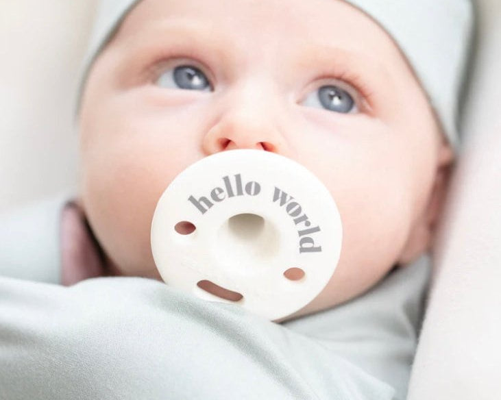 Bella Tunno Hello World Pacifier - hip-kid