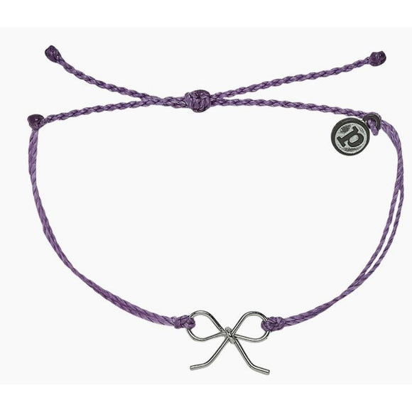 Puravida Bow Bracelet Purple - hip-kid