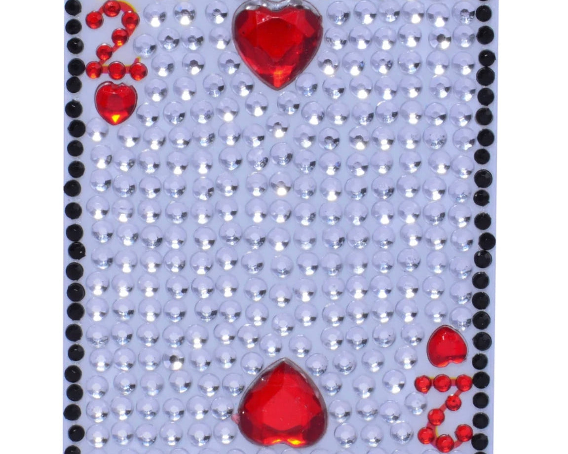 Sticker Beans - Red Playing Card - hip-kid