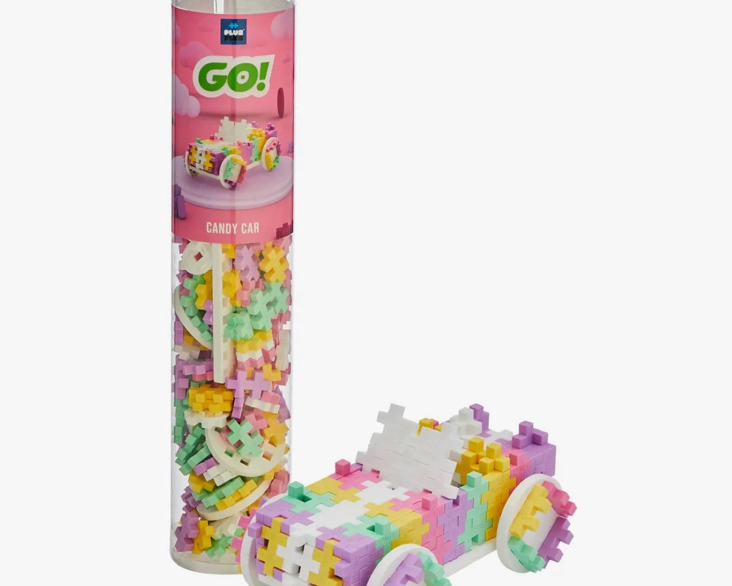 Plus Plus 200 pc Tube Color Cars - Candy - hip-kid