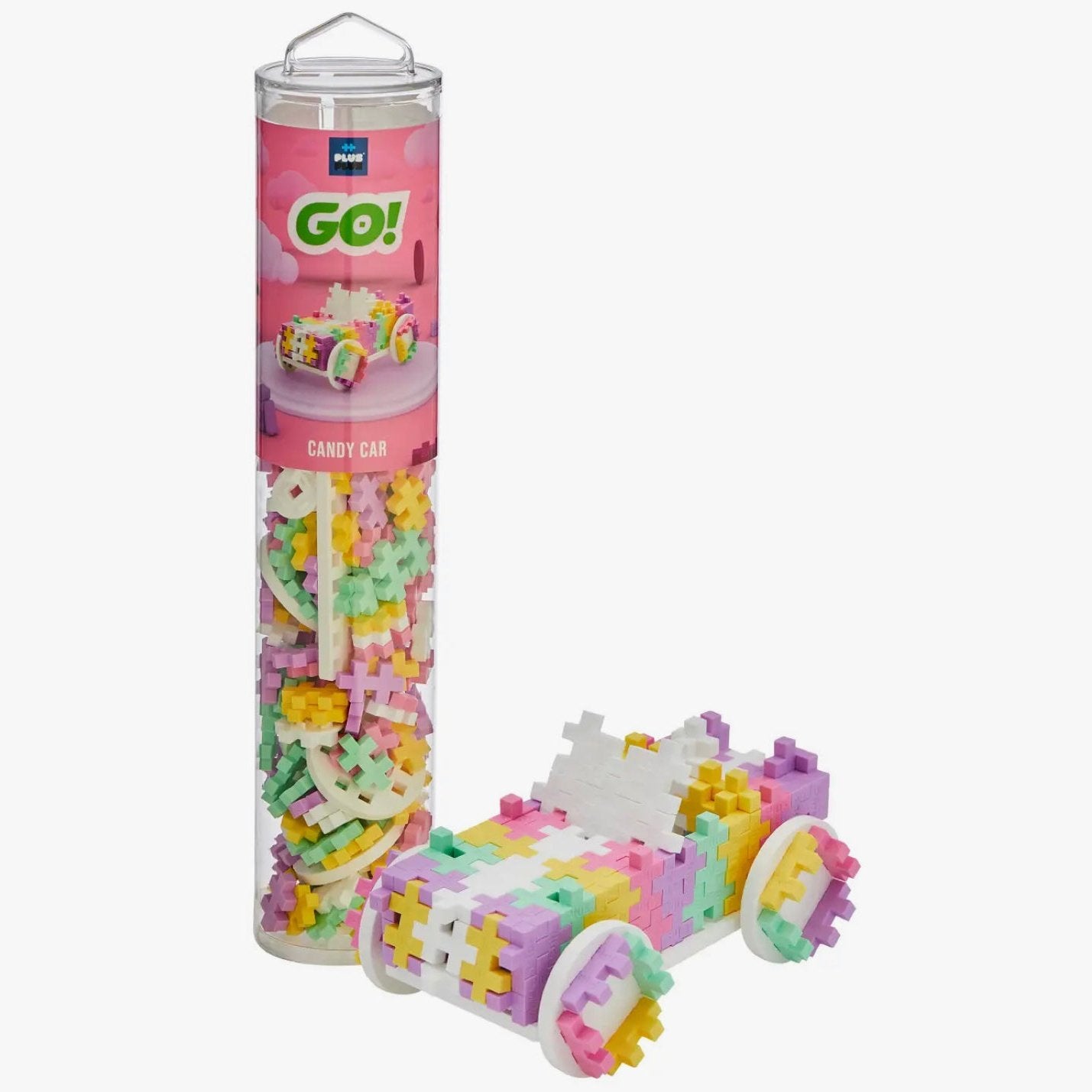 Plus Plus 200 pc Tube Color Cars - Candy - hip-kid
