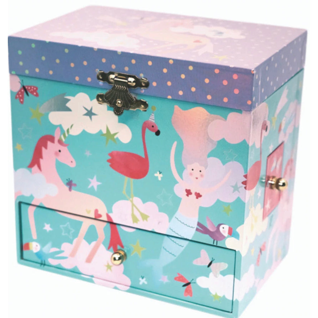 Floss & Rock Musical Jewelry Box with 3 Drawers - Fantasy - hip-kid