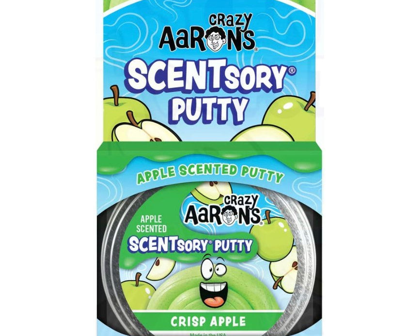Crazy Aaron's Scentsory Thinking Putty Tin - Crisp Apple - hip-kid
