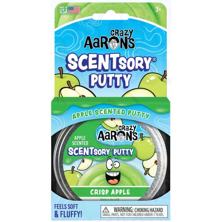 Crazy Aaron's Scentsory Thinking Putty Tin - Crisp Apple - hip-kid
