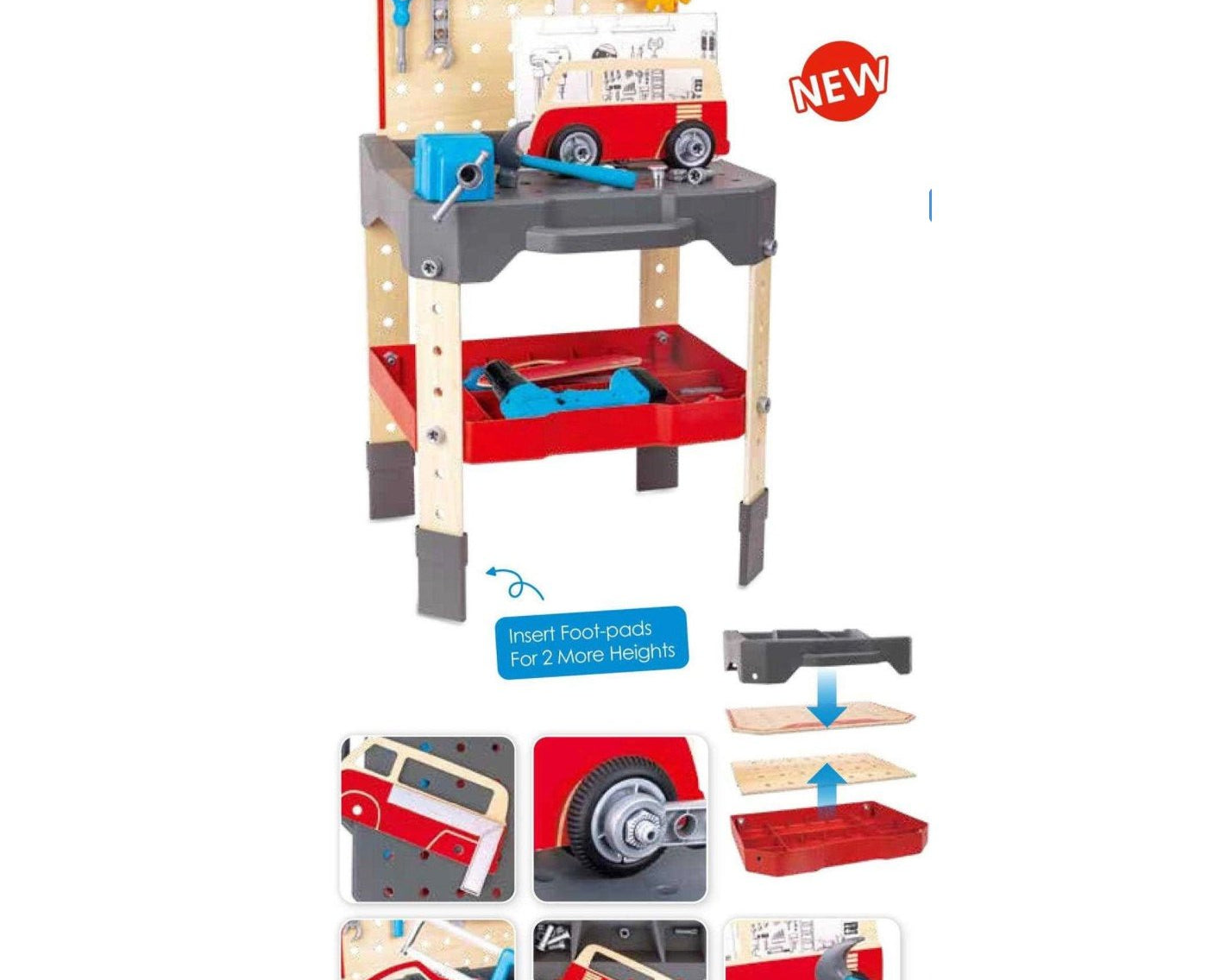 Hape Vehicle Service & Repair Workbench - hip-kid