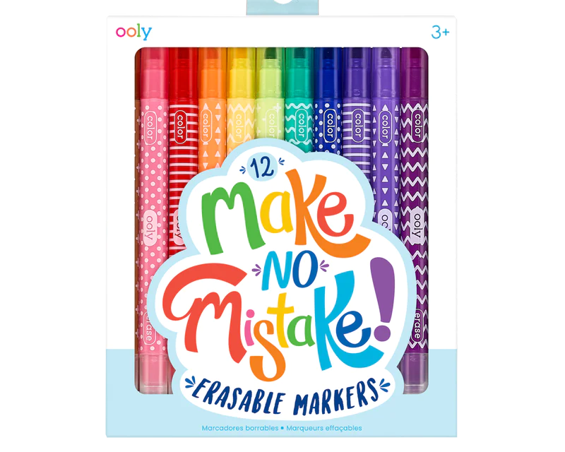 OOLY Make No Mistake Eraseable Markers - hip-kid