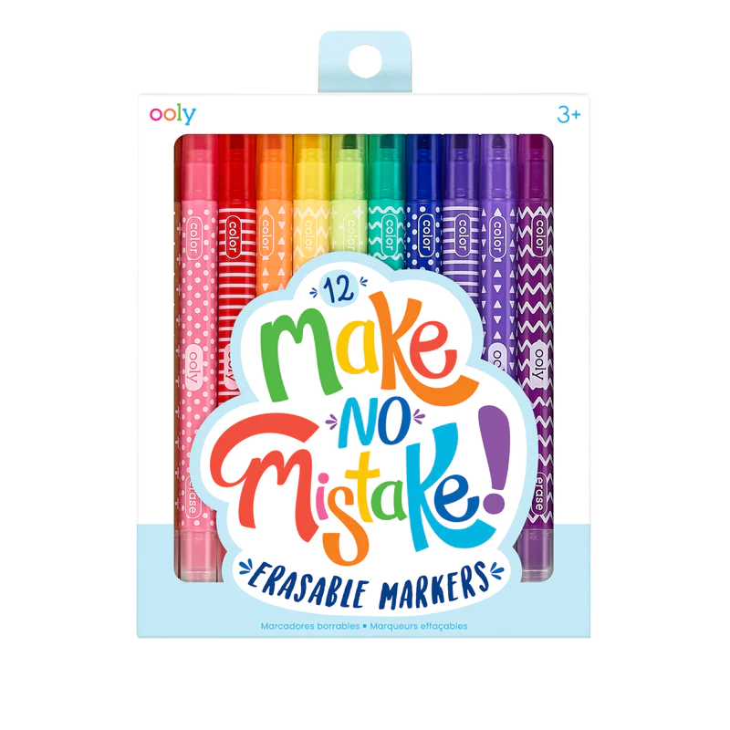 OOLY Make No Mistake Eraseable Markers - hip-kid