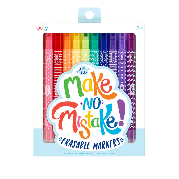 OOLY Make No Mistake Eraseable Markers - hip-kid