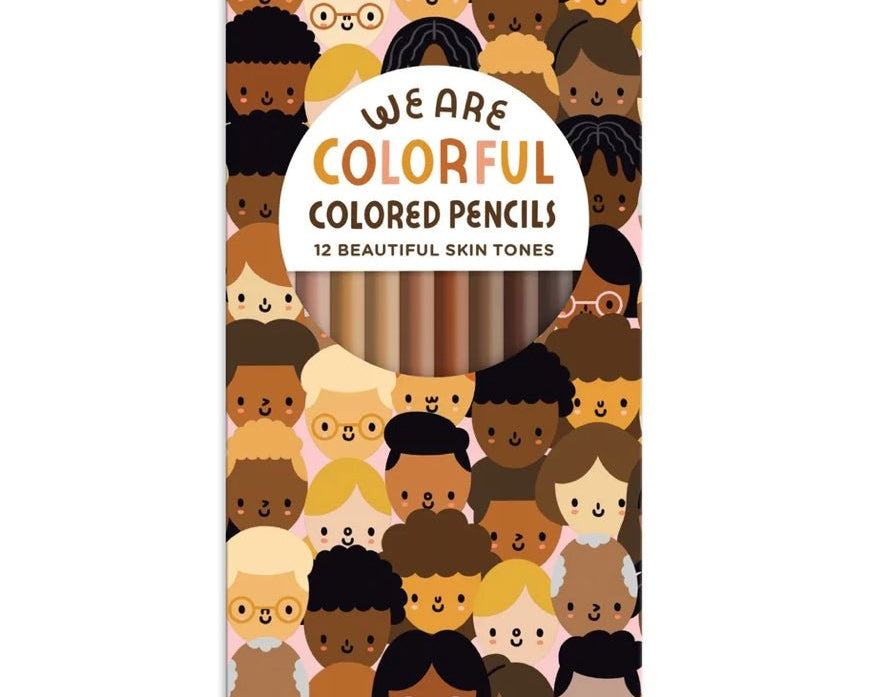 Mudpuppy We Are Colorful 12 Pencil Set - hip-kid