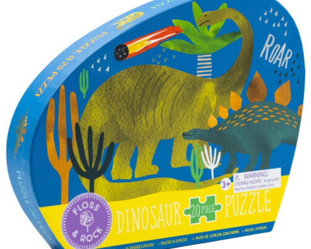 Floss & Rock *New* 20 pc Dinosaur Jigsaw Puzzle - hip-kid