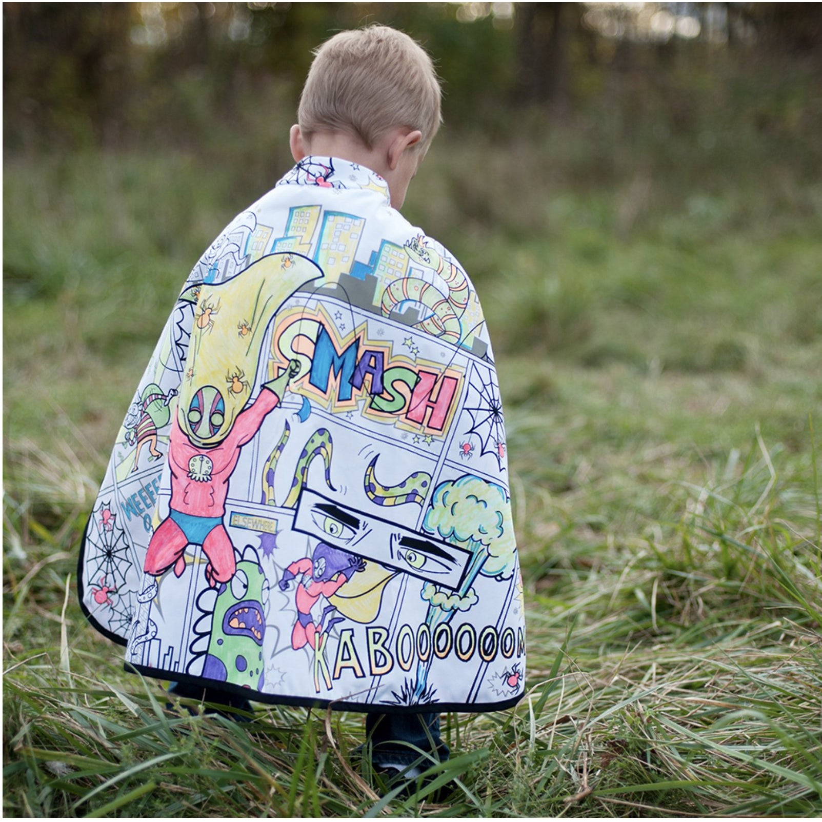 CEC Color-A-Cape Spider Superhero - hip-kid