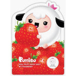 Pittisu Real Fruit Facial Mask Sheets - Strawberry - hip-kid