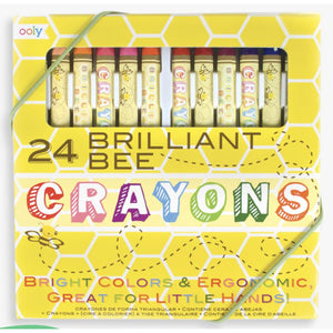 ooly Brilliant Bee Crayons - hip-kid