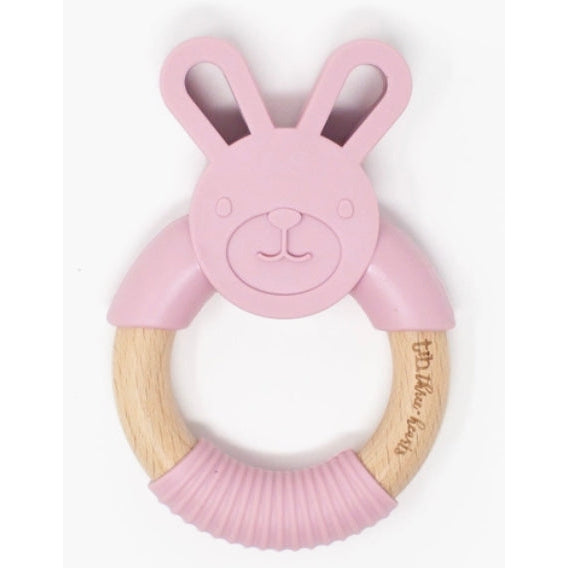 Three Hearts Bunny Ear Teether - hip-kid