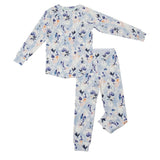 LouLou Lollipop 2-pc Pajama Set in TENCEL - Ink Floral - hip-kid
