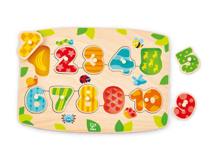 Hape Number Peg Puzzle - hip-kid