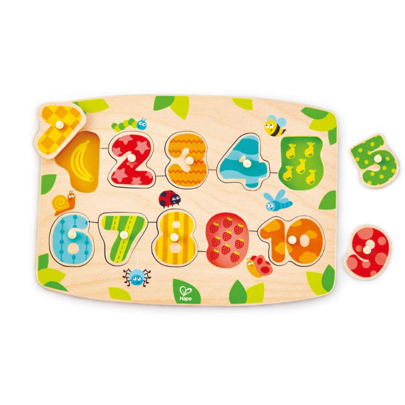 Hape Number Peg Puzzle - hip-kid