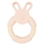 Three Hearts Bunny Ear Teether - hip-kid
