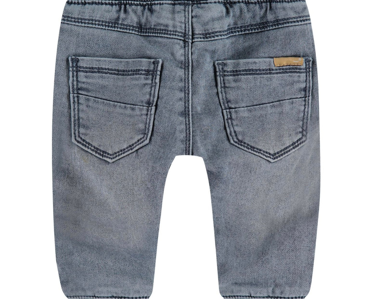 Babyface Baby Boys Jogg Denim - Blue Grey Denim - hip-kid