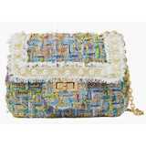 Zomi Gems - Tiny Treats Tweed Pearl Mini Bag - Blue - hip-kid