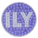 StickerBeans Purple ILY - hip-kid