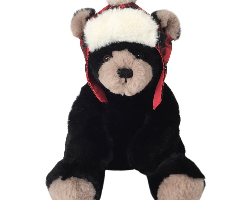 Mon Ami “Bern” the Black Bear Plush Stuffed Animal - hip-kid