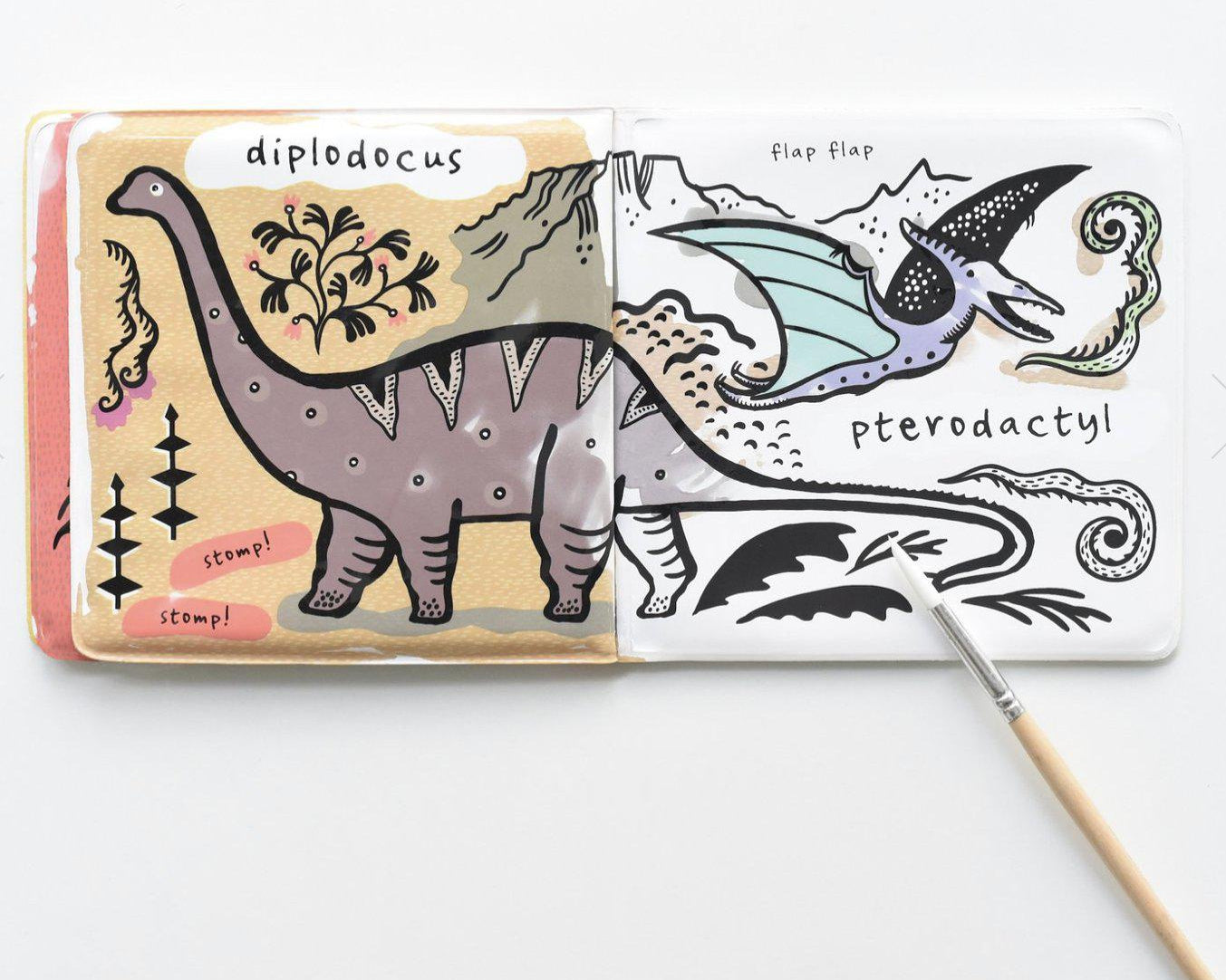 Wee Gallery Bath Book: Who Loves Dinosaurs? - hip-kid