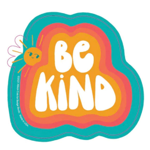 Badge Bomb Sticker - Be Kind - hip-kid