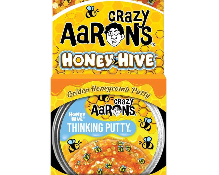 Crazy Aaron's Honey Hive Thinking Putty Tin - hip-kid