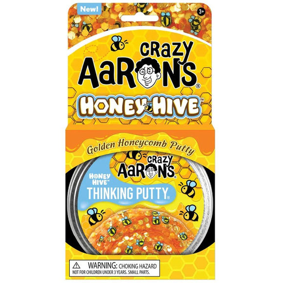 Crazy Aaron's Honey Hive Thinking Putty Tin - hip-kid