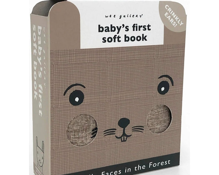 Wee Gallery Friendly Faces in the Forest Soft Book - hip-kid