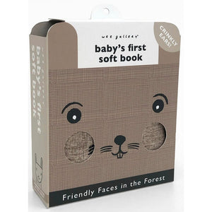 Wee Gallery Friendly Faces in the Forest Soft Book - hip-kid