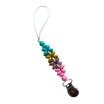 Three Hearts Mila Petite Pacifier Clip - hip-kid