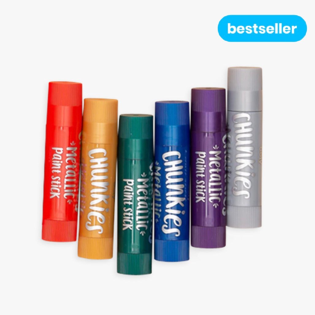 OOLY Chunkies Metallic Paint Sticks - set of 6 - hip-kid