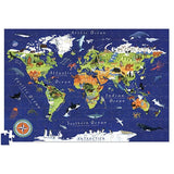 Crocodile Creek World Animals 200 Piece Puzzle & Poster - hip-kid