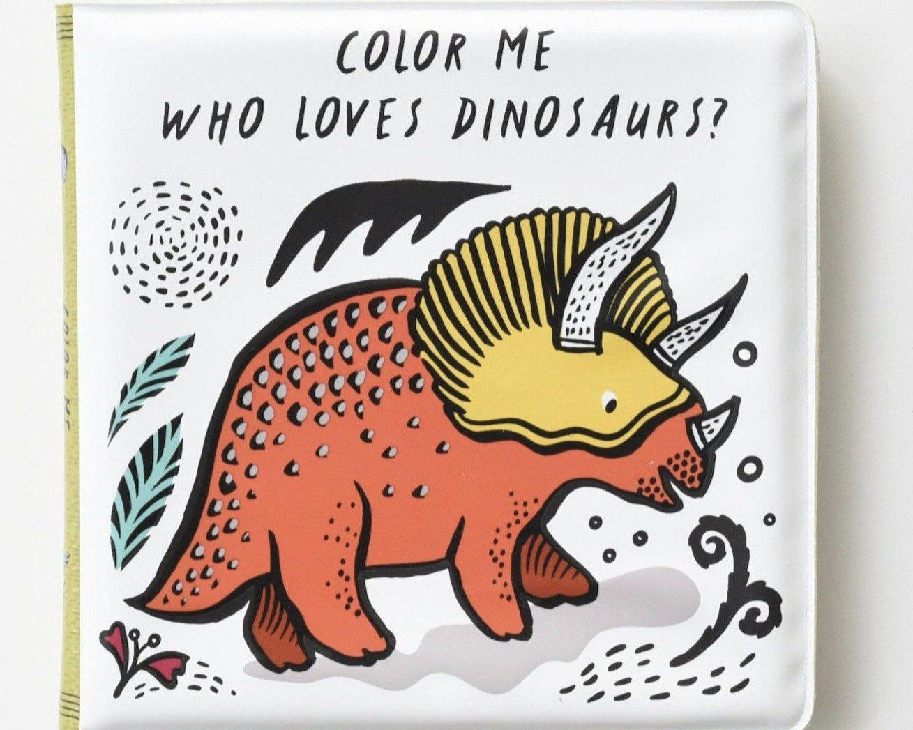Wee Gallery Bath Book: Who Loves Dinosaurs? - hip-kid