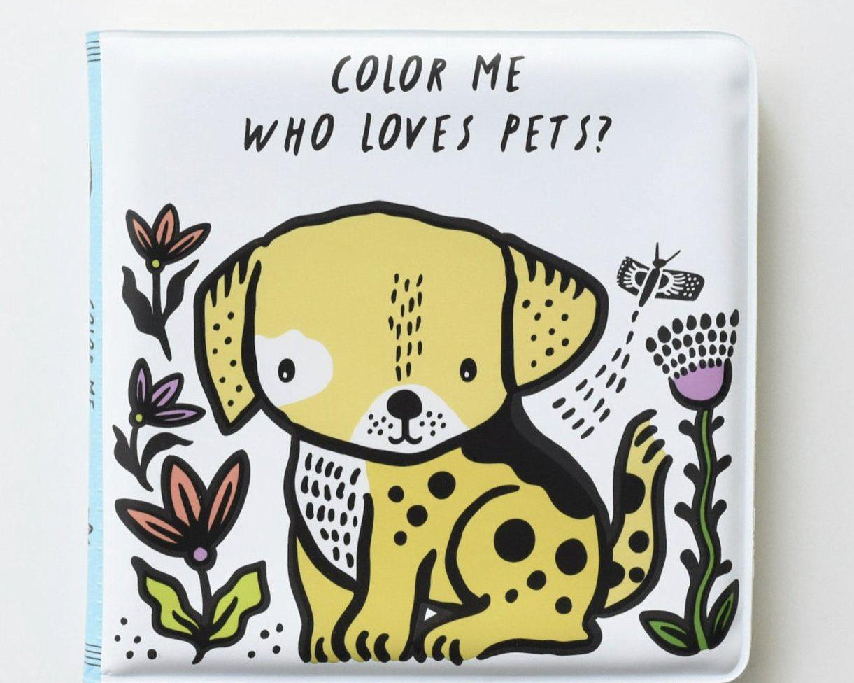 Wee Gallery Bath Book: Who Loves Pets? - hip-kid
