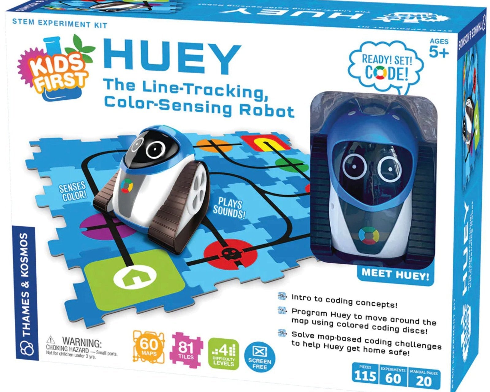Thames & Kosmos Huey - The Line Tracking Color-Sensing Robot - hip-kid