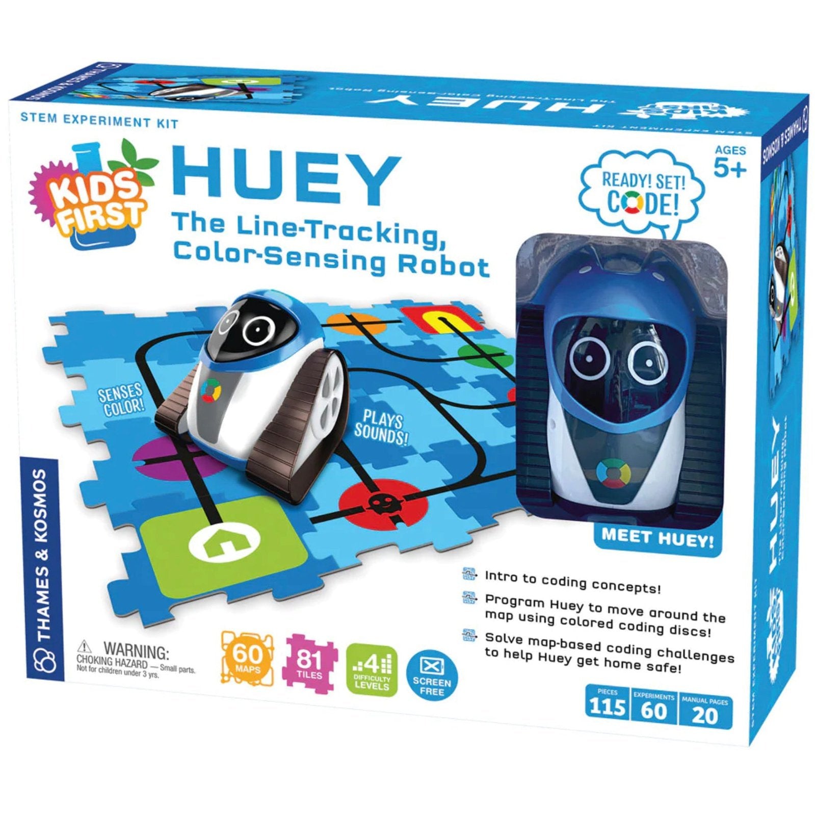 Thames & Kosmos Huey - The Line Tracking Color-Sensing Robot - hip-kid