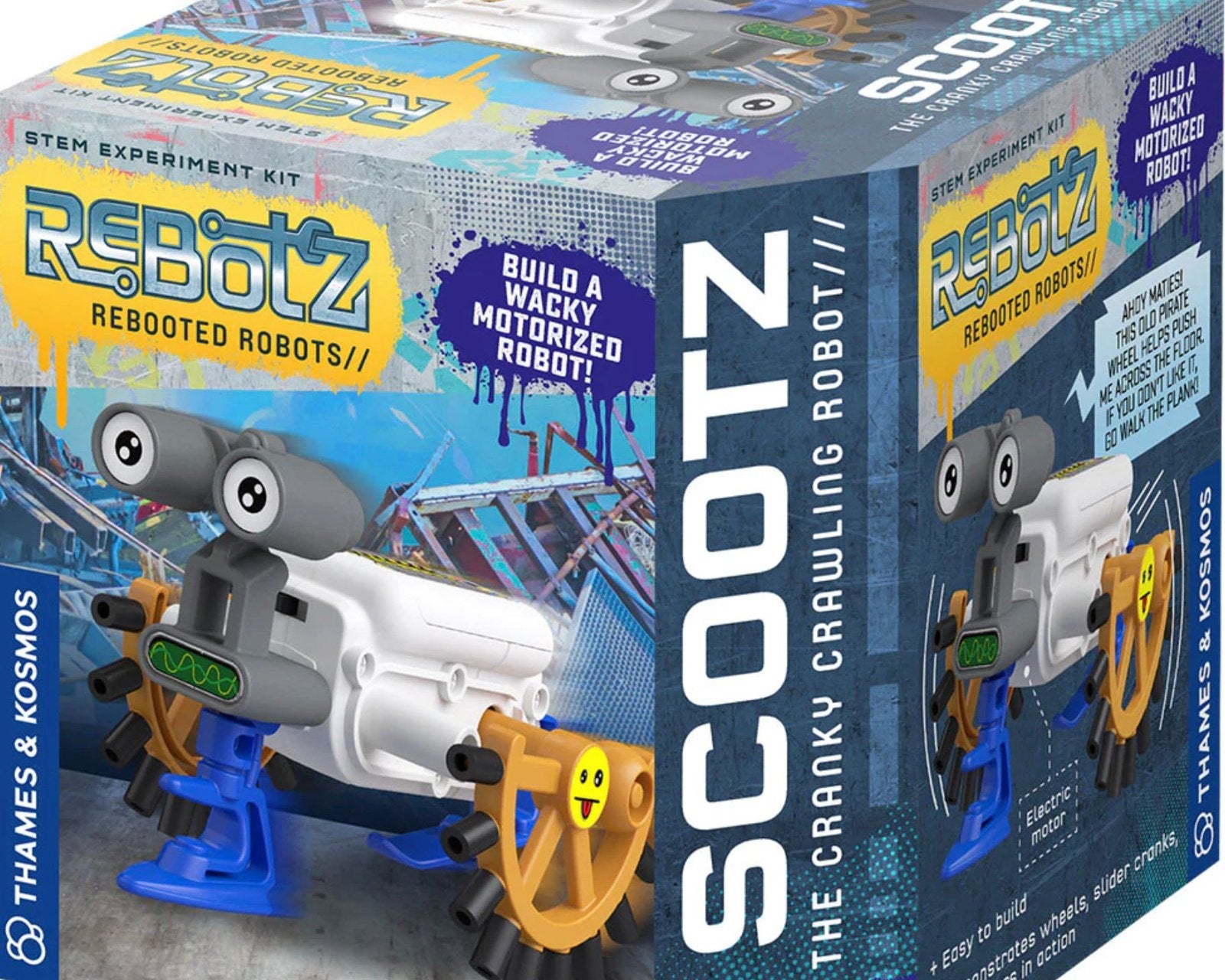 Thames & Kosmos - Rebotz Scootz - The Cranky Crawling Robot - hip-kid